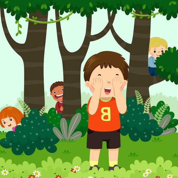 Hide Seek Game How To Play Rules More In Hindi English Fall In Sports   Hide And Seek Cartoon 