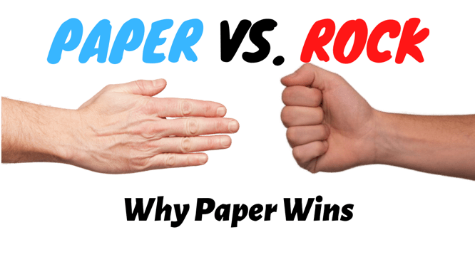 Why Paper wins over Rock? How they decided that?